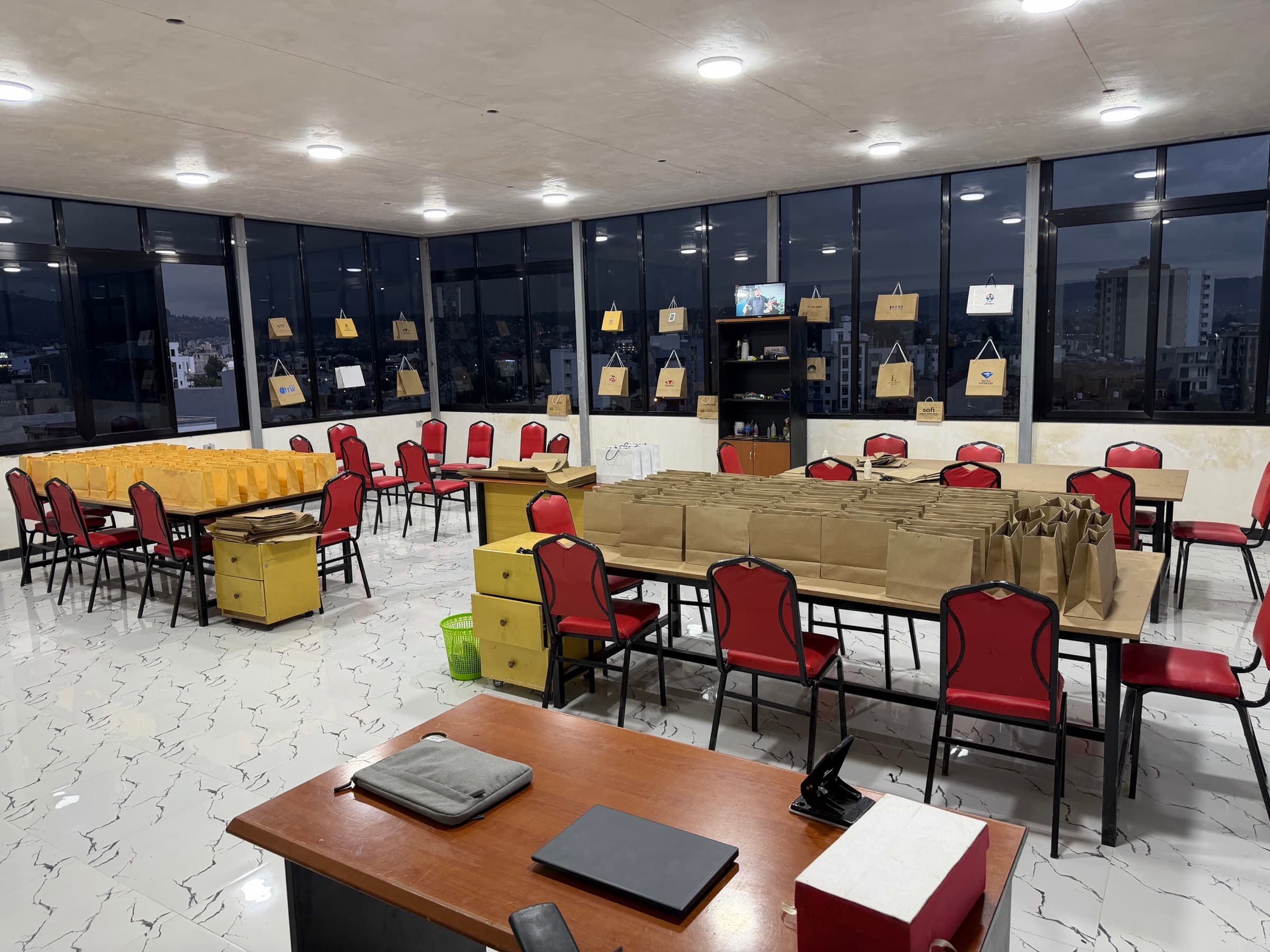 Hands-on bag-making training at Nexus